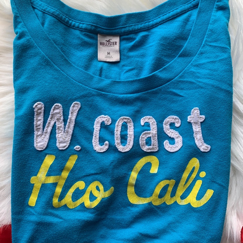 Blue Hollister shirt